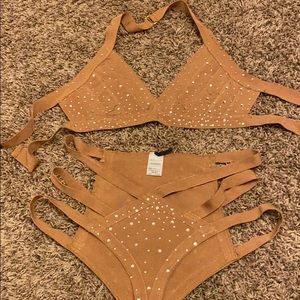 Fashion Nova rhinestone bikini 👙
